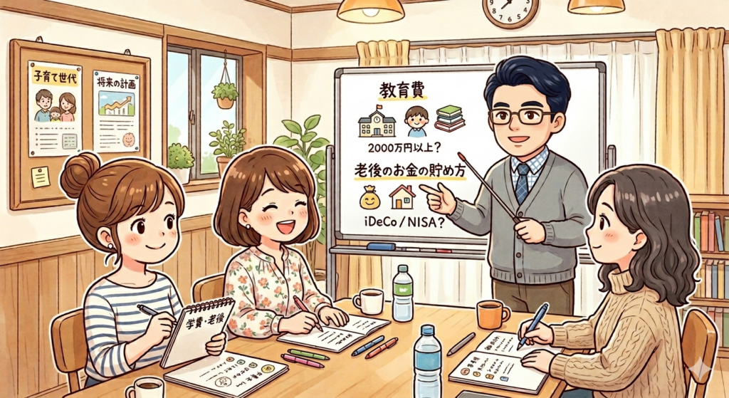 西ふれあいセンターでママ向けマネーセミナー