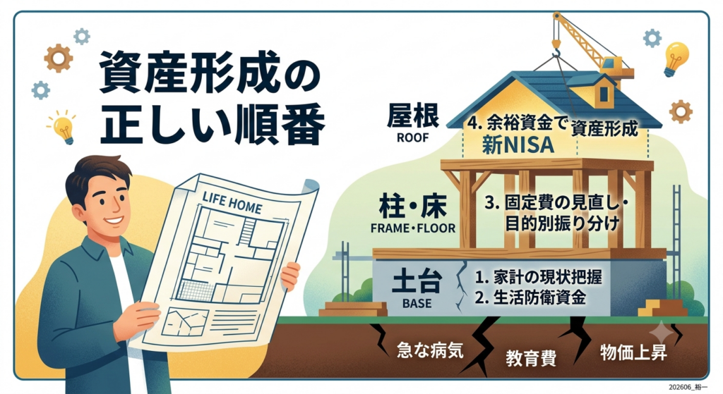 資産形成の順番