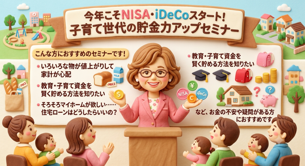 子育てママのための貯金力アップセミナー